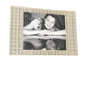 Metalace Art of Lace on Metal Handmade Picture Frame Modern Silver Pattern